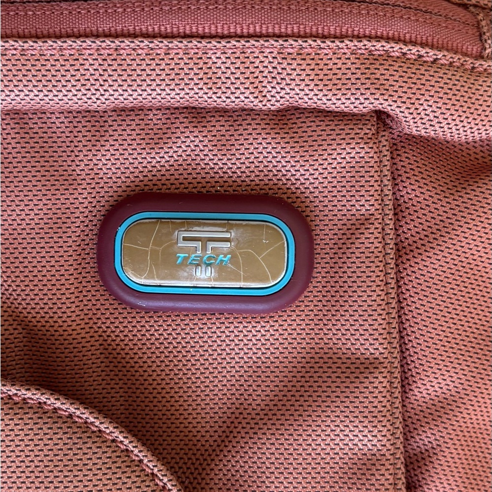 TUMI TECH Crossbody Bag Burnt Orange Unisex Read Description - Picture 3 of 8